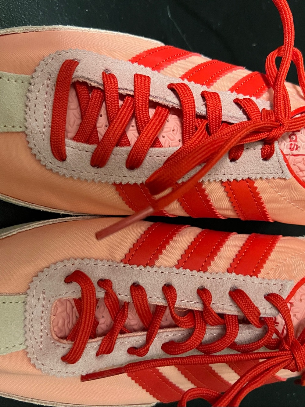 adidas Women’s Pink & Red Low-Top Sneakers